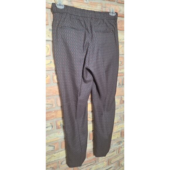 Topman men's gray/black/red jacquard dress pants/slacks 32x32- Drawstring NWOT - Picture 5 of 8